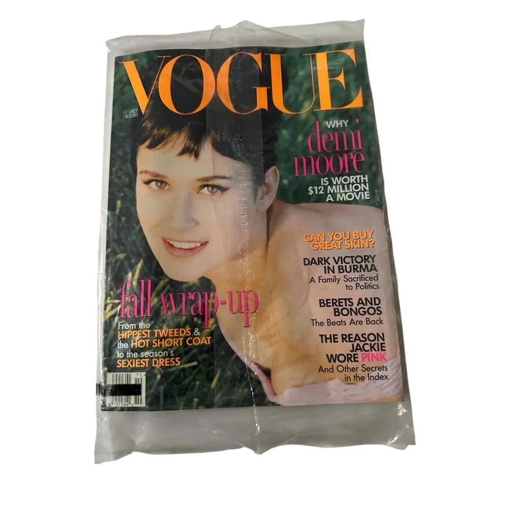 Vogue October 1995 – Factory Sealed Subscriber Issue (Demi Moore Cover)